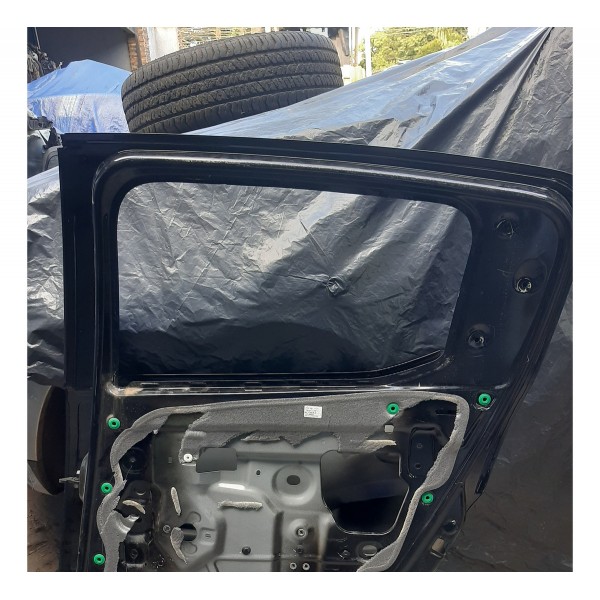 Porta Traseira Direita Mobi 2016 A 2021 Preta