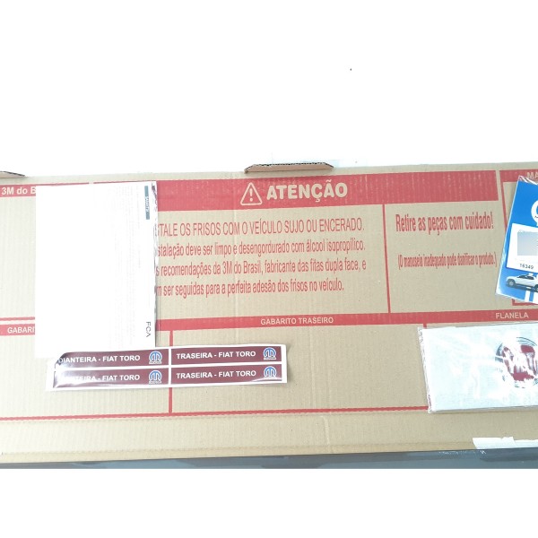 Jogo De Friso Fiat Toro Cinza Antique Mopar